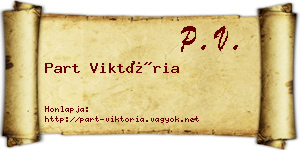 Part Viktória névjegykártya